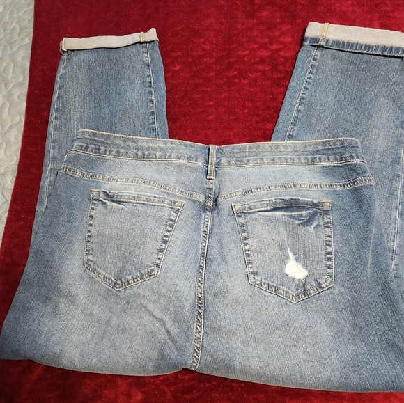 Torrid Blue Distressed Jeans - Picture 9 of 9